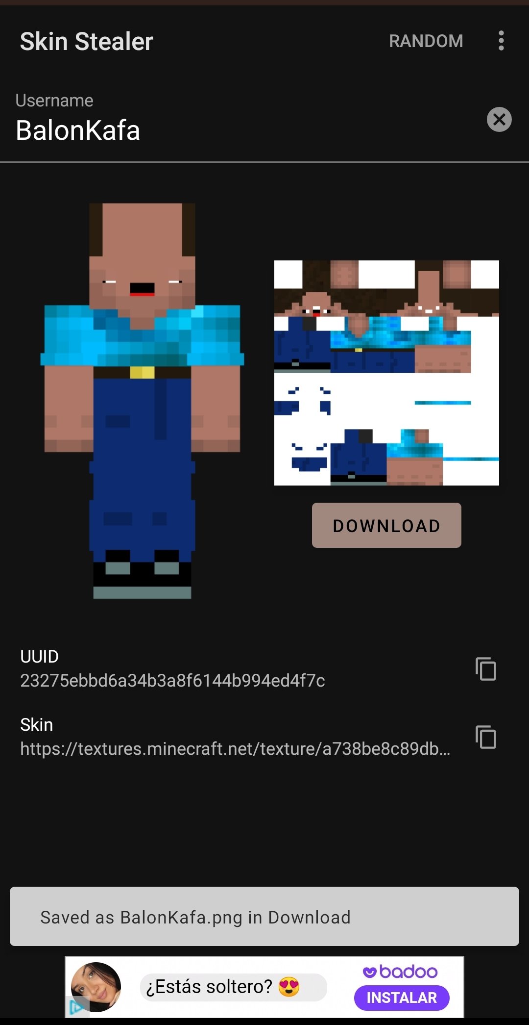 minecraft skin stealer and editor