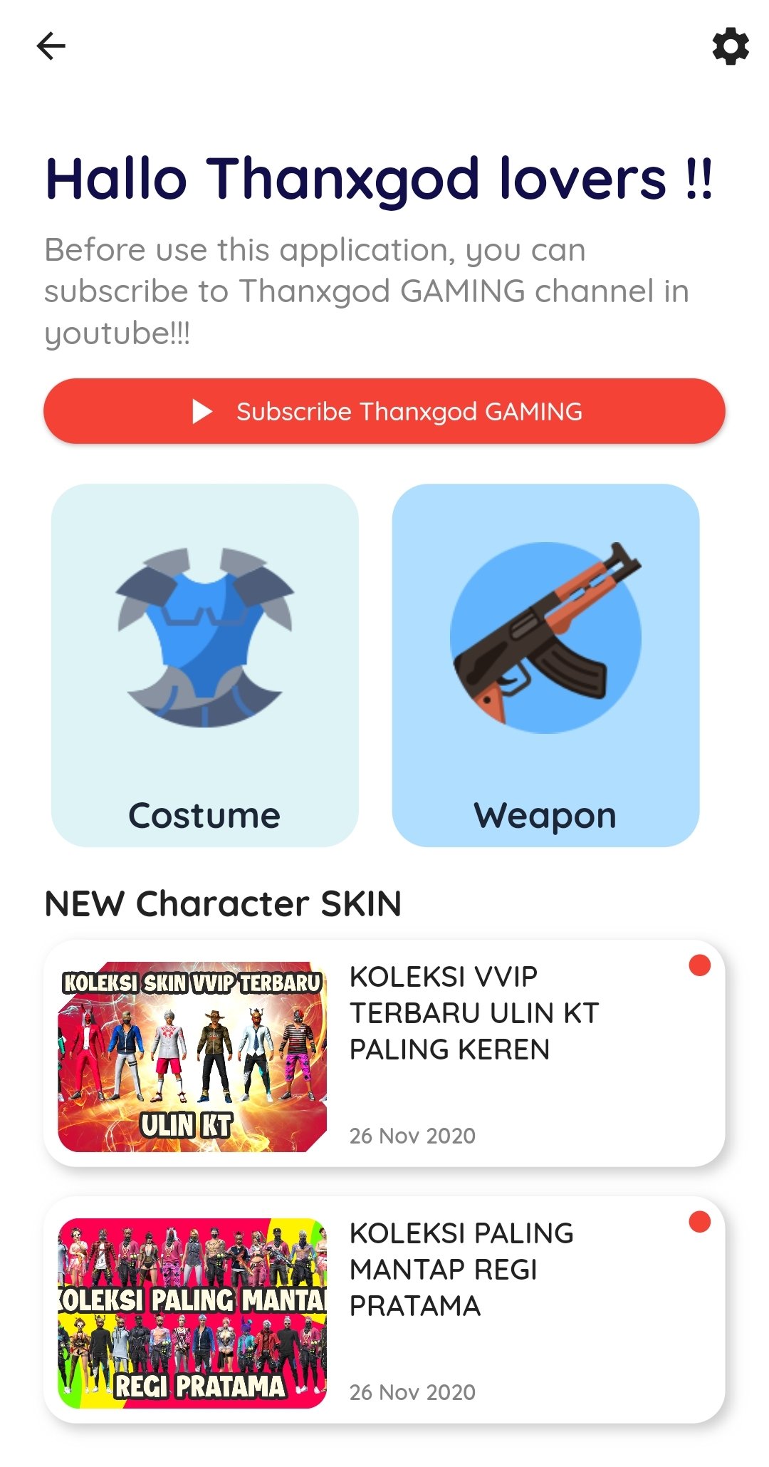 Skins from Story Mode free APK for Android Download