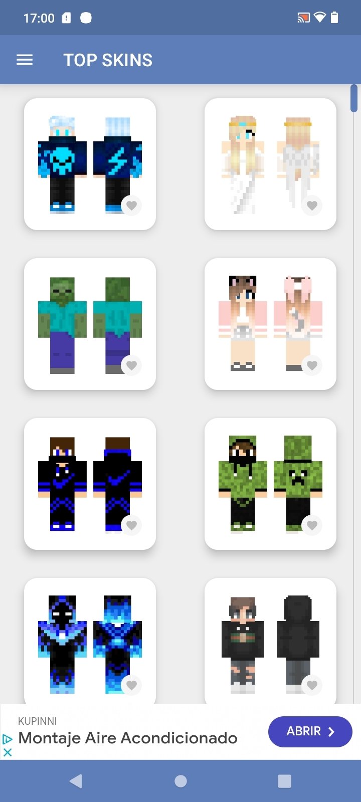Skins For Minecraft Pe 14 6 Descargar Para Android Apk Gratis