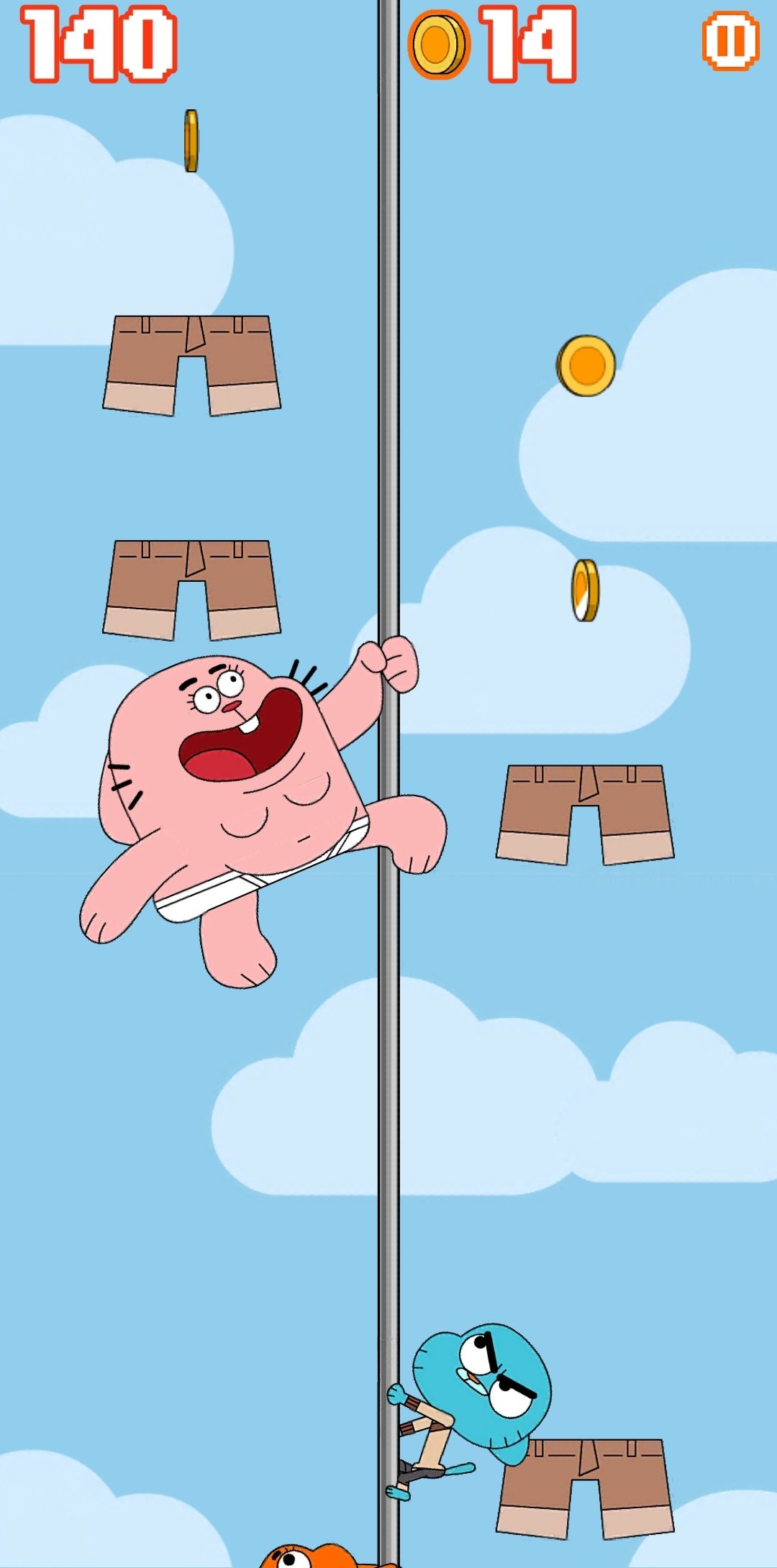 Sky Streaker, The Amazing World of Gumball Games