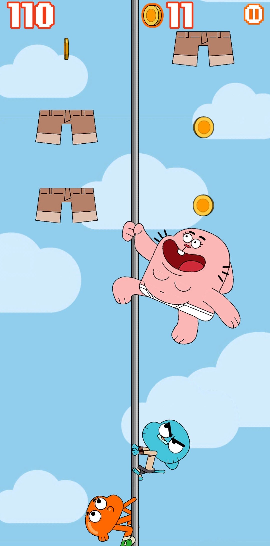 Sky Streaker, The Amazing World of Gumball Games