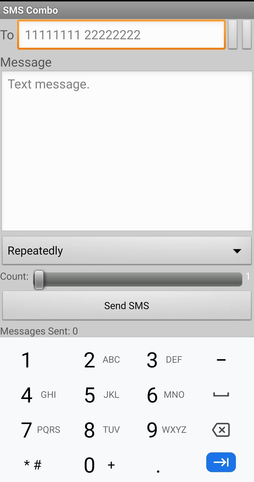 SMS Combo Android