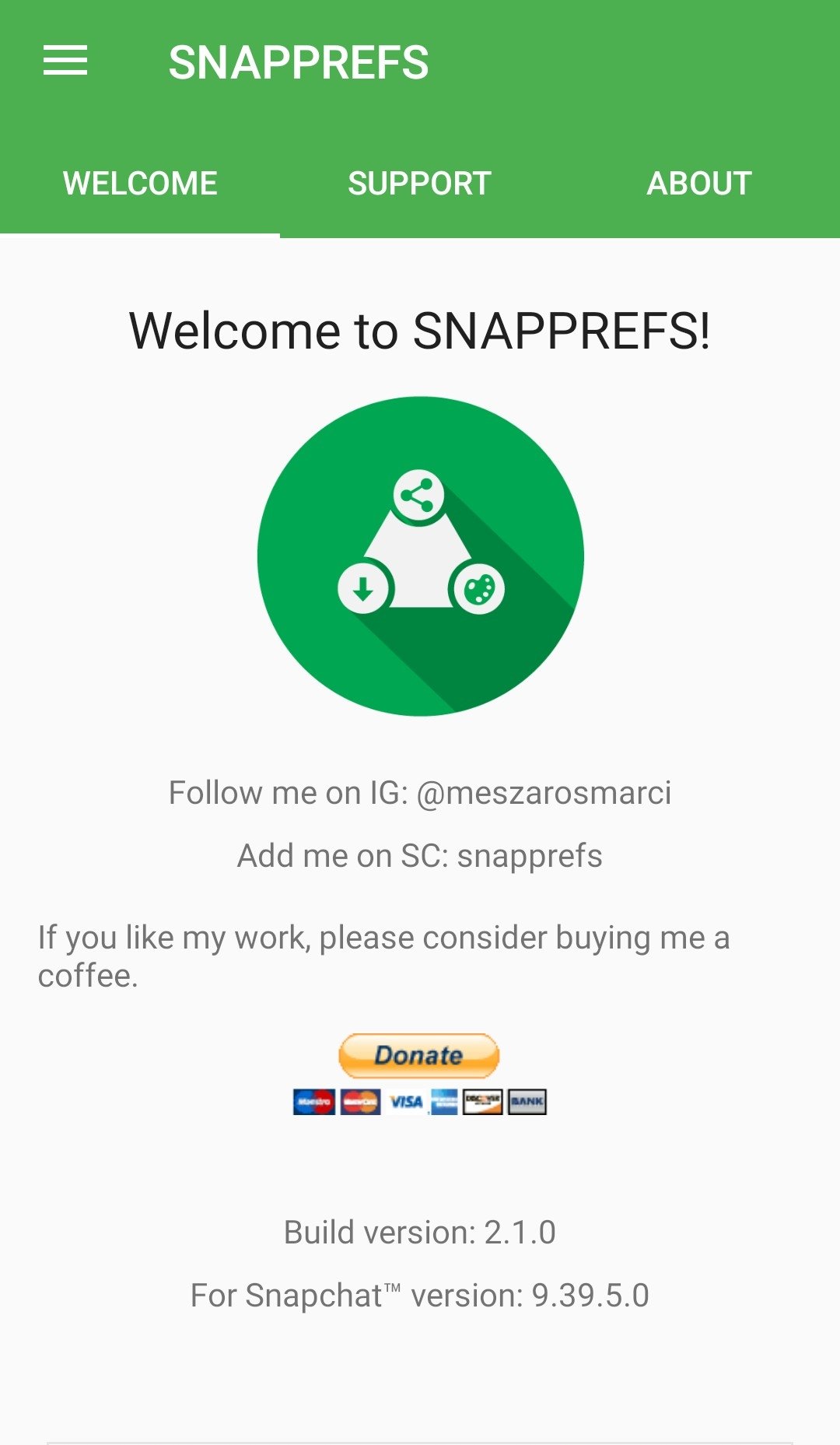 Snapprefs Android