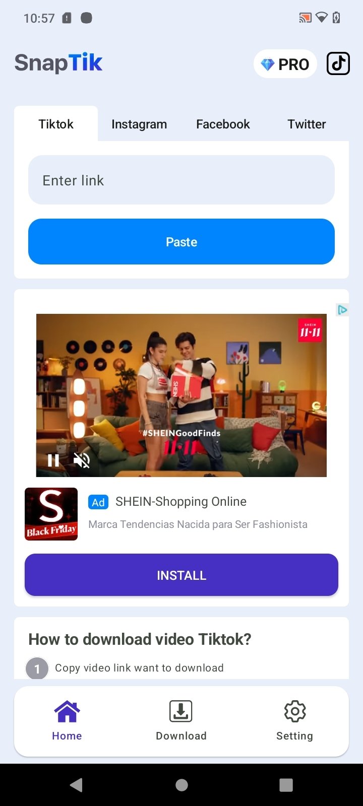 snaptik app download apk