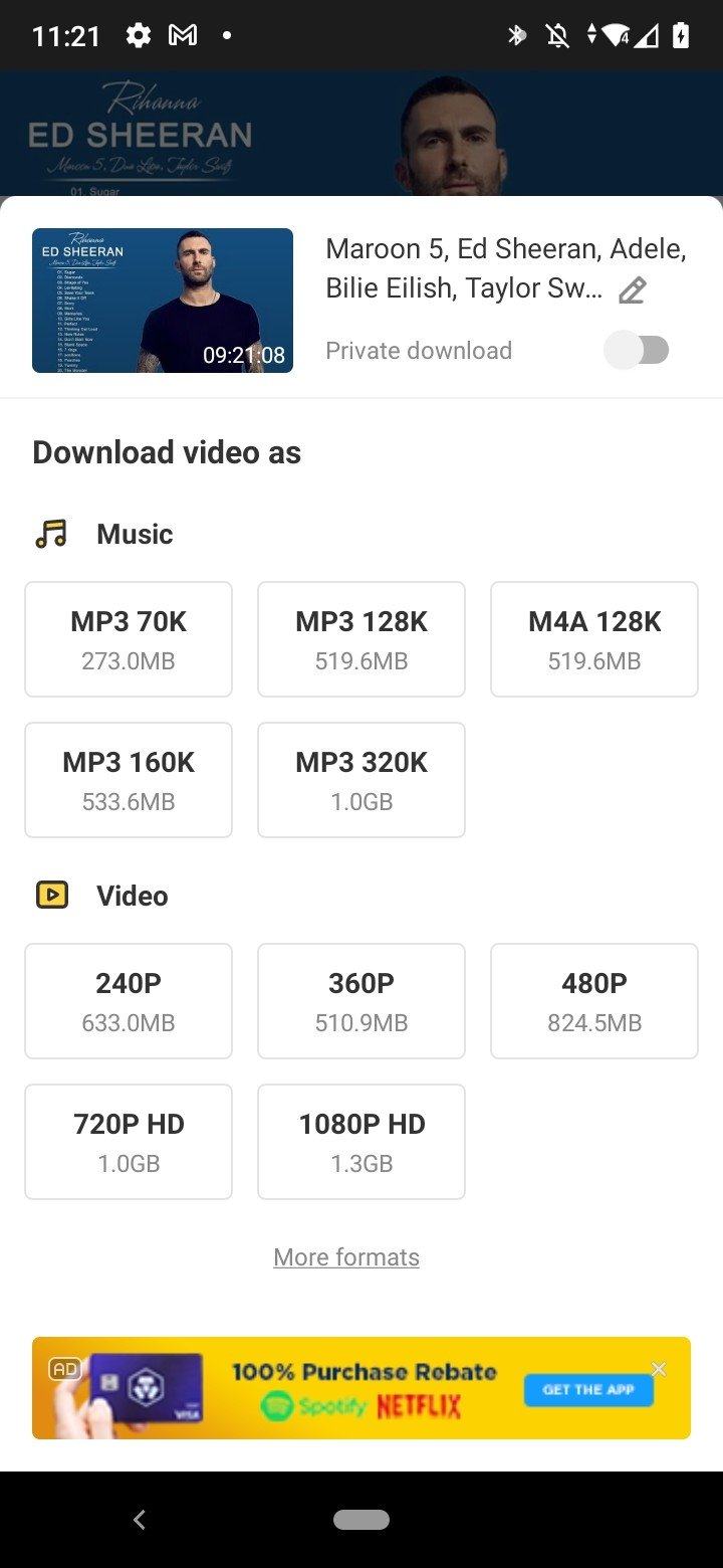 Snaptube  downloader & MP3 converter for Android - Download