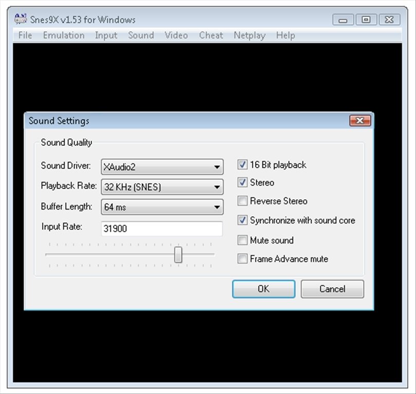 best settings for snes9x