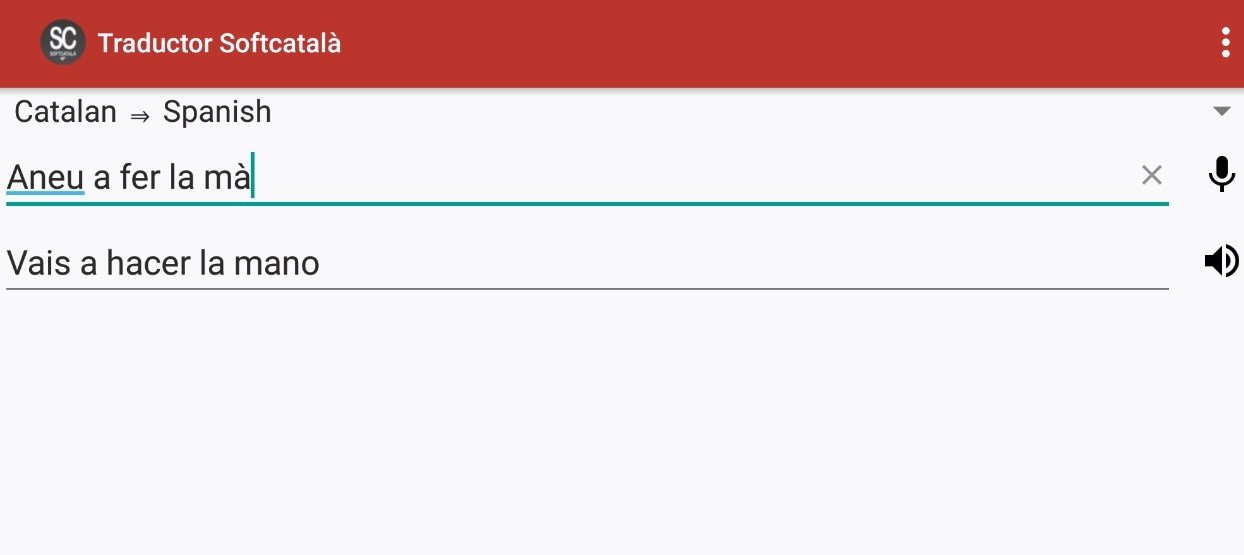 Descargar Traductor Catalán - Español - Softcatalà 0.92 APK Gratis para  Android