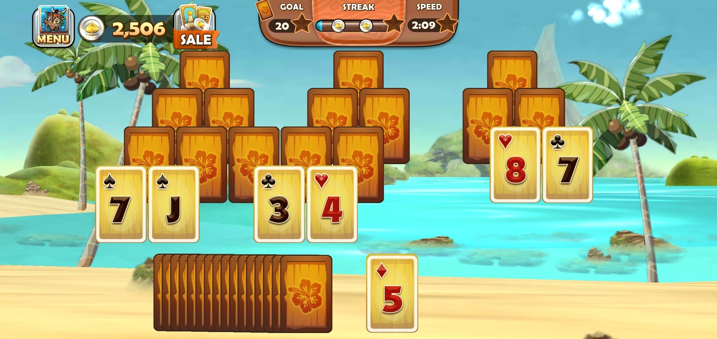 solitaire tripeaks free download