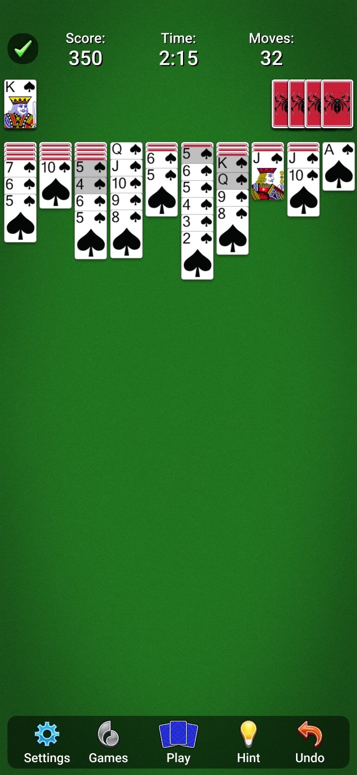 Baixar Spider Solitaire 6.1 Android - Download APK Grátis