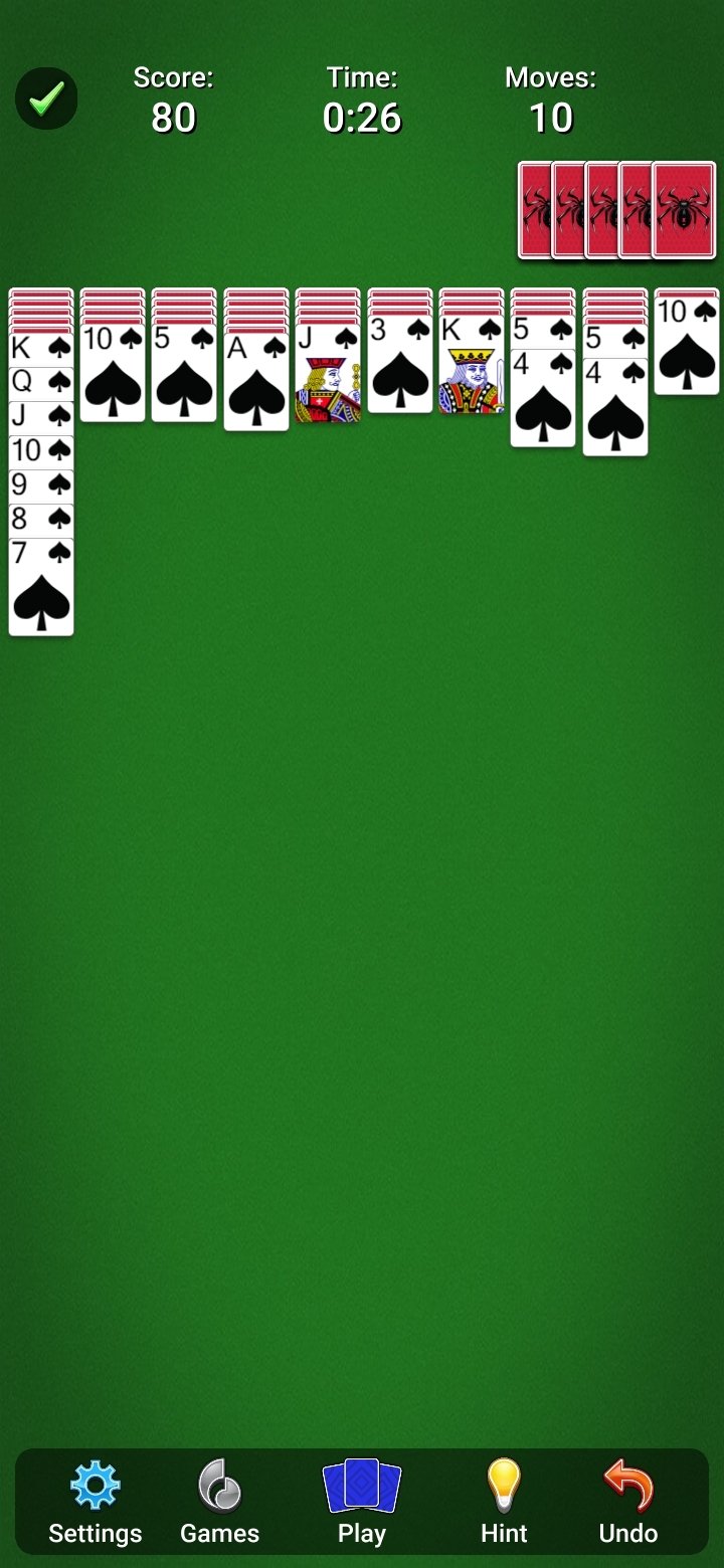 Spider Solitaire 6.1.1.3956 para Android APK Gratis