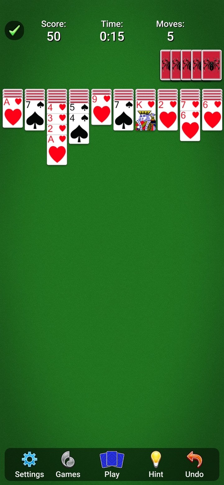 Spider Solitaire 7.2.1.4626 - Скачать для Android APK бесплатно