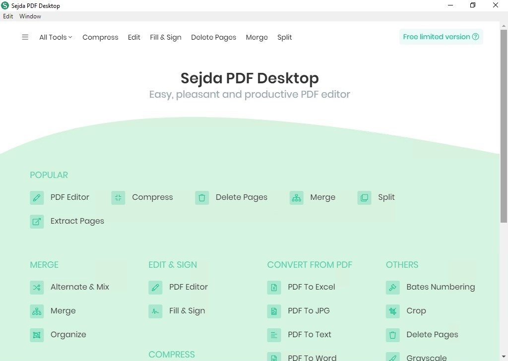 Sejda PDF Desktop 6.0.1