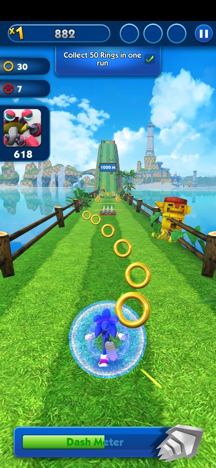 sonic dash sonic fan game engine