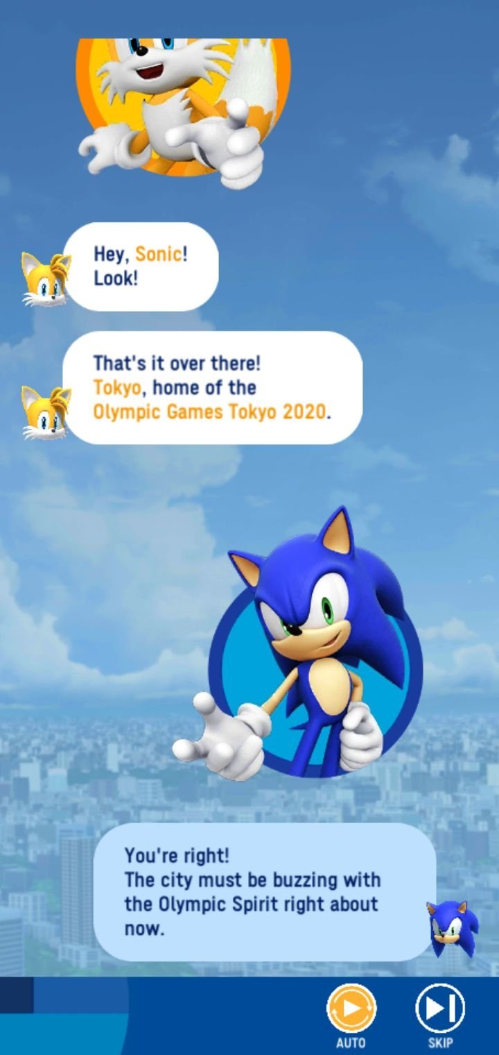 Sonic nos Jogos Olímpicos. na App Store