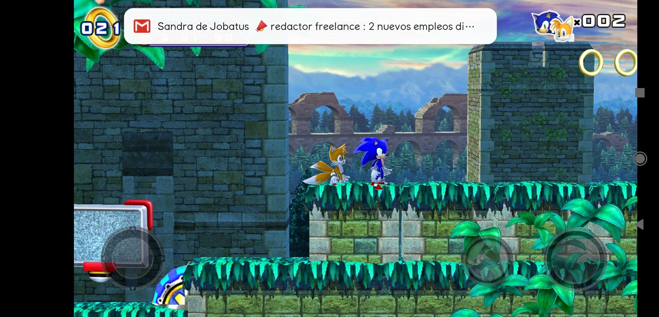 SONIC 1 PARA ANDROID SIN ANUNCIOS APK