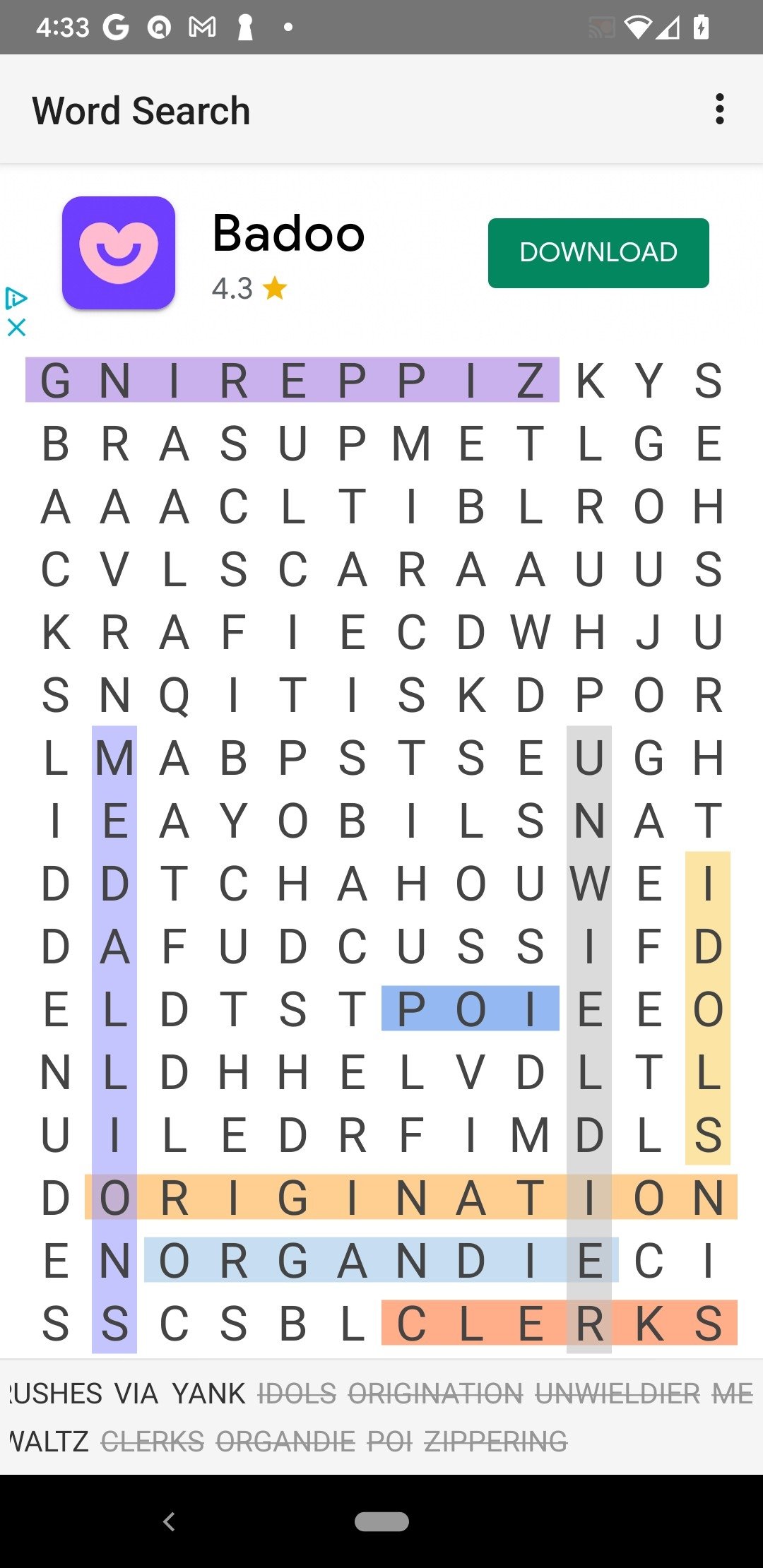 Word Search Android