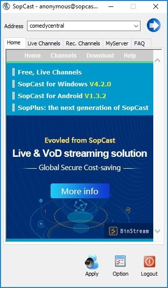Sopcast 4 2 0 Pc用ダウンロード無料