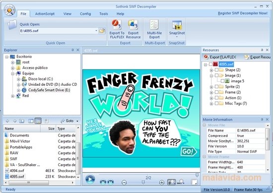 descargar sothink swf decompiler