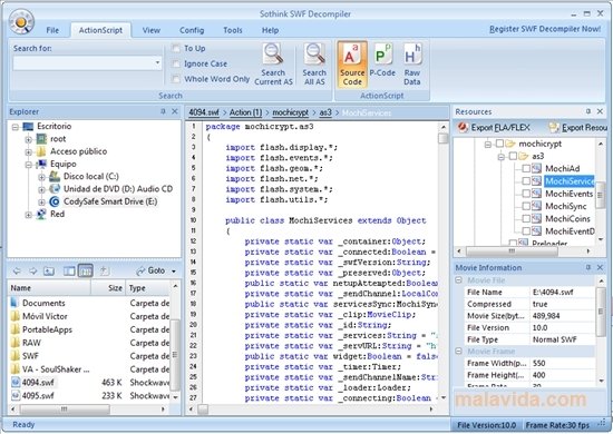 Sothink SWF Decompiler 7.4.5320 - Download for PC Free