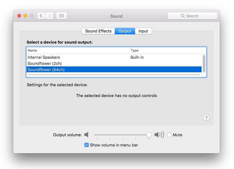 soundflower for mac not installing