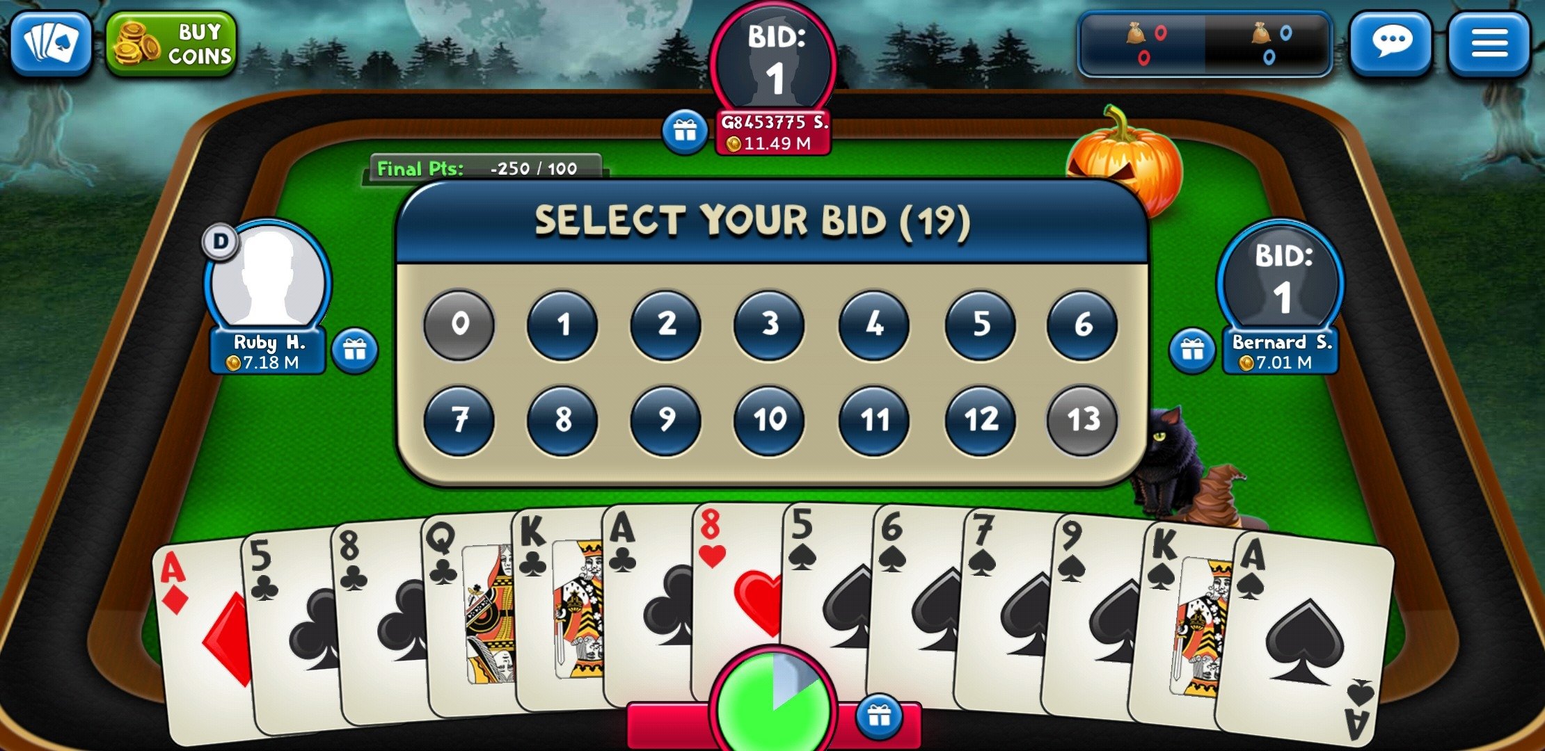 free spades plus game