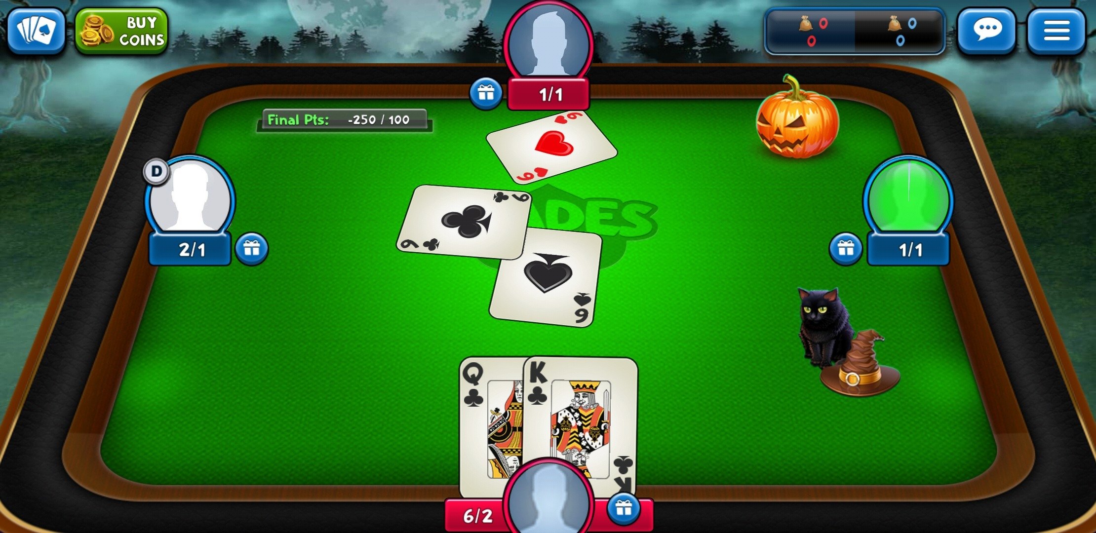 spades plus game