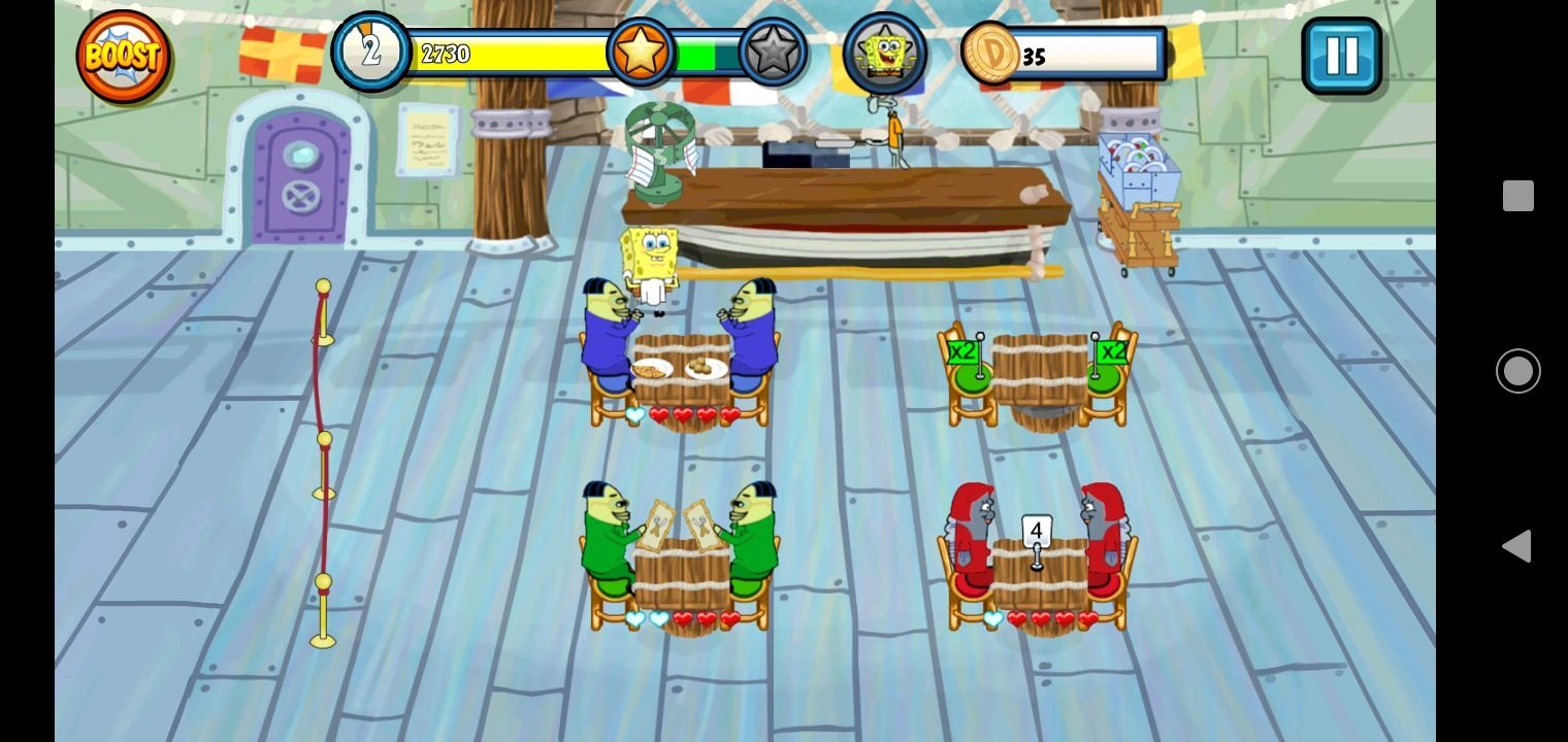 juego de spongebob diner dash