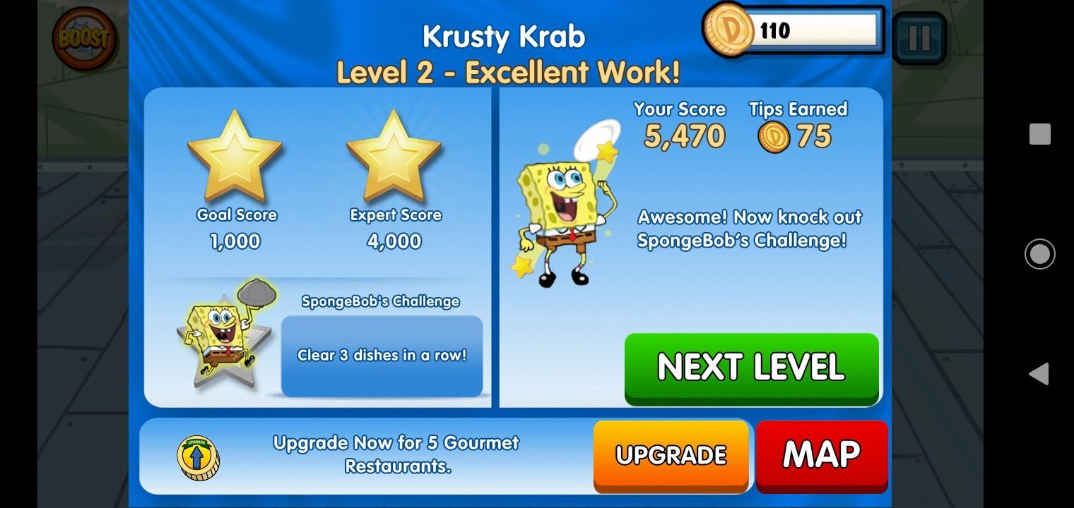 SpongeBob Diner Dash 3.25.3 - Скачать для Android APK бесплатно