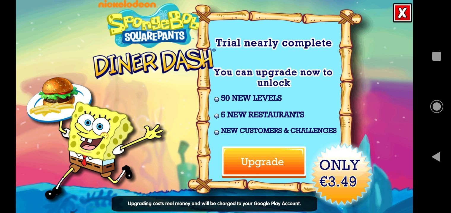 play free online game spongebob diner dash
