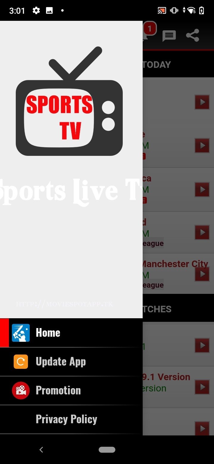 Free sports tv app for android sale