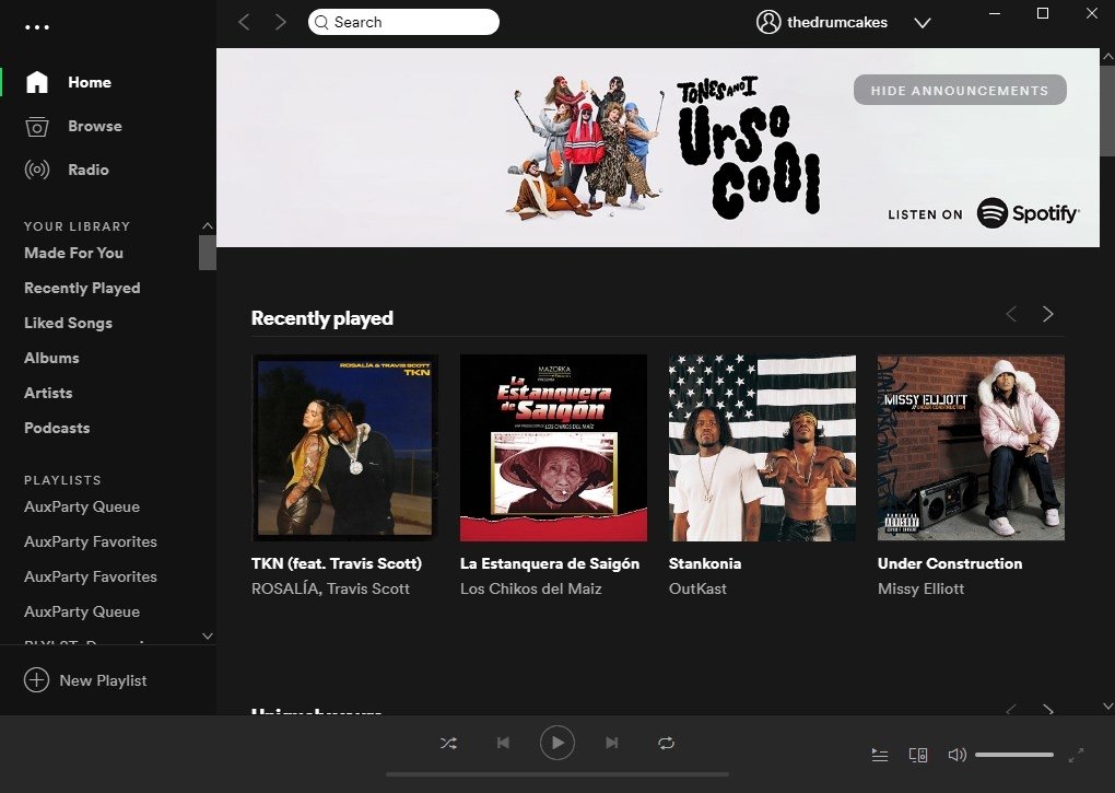 spotify pc version