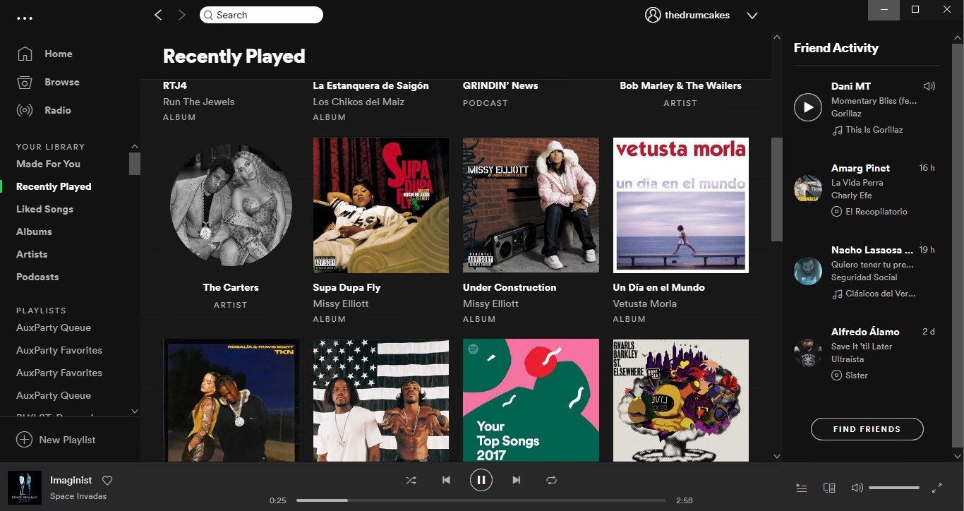 Spotify 1.2.16.947 downloading