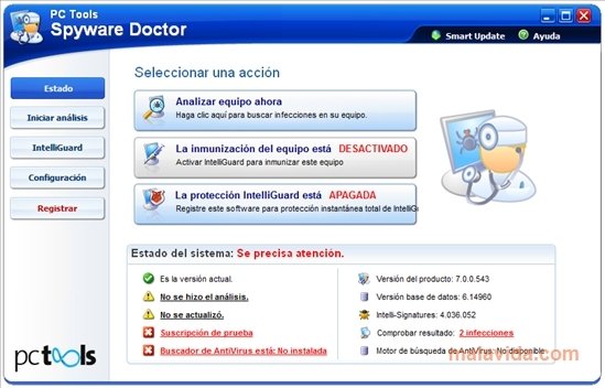 software espía relacionado con la salud con la descarga gratuita de la clave de licencia de antivirus