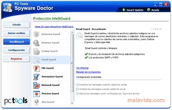 téléchargements gratuits de spyware doctor
