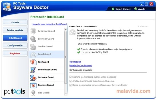 Spyware doctor clearance