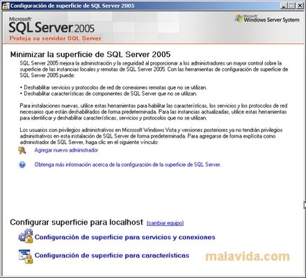 conectar con sql server 2008 express sp4 express edition