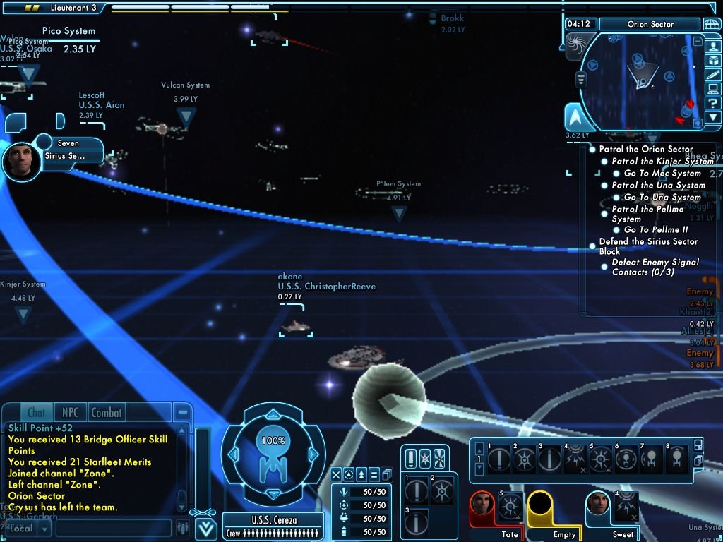 star trek online data