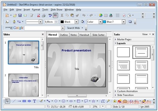 Выберите программу для обработки текстовой информации staroffice draw staroffice impress ms word