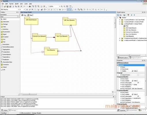 Как открыть файл uml в staruml