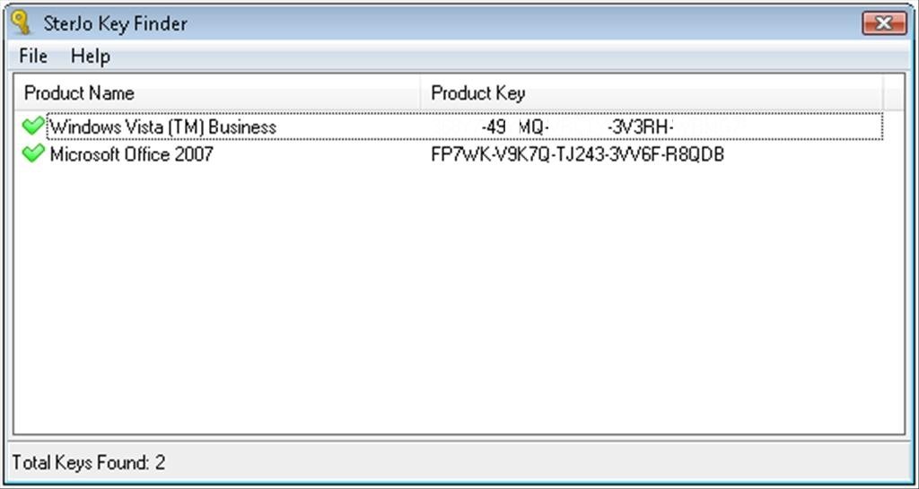 SterJo Key Finder 1.8 Descargar para PC Gratis