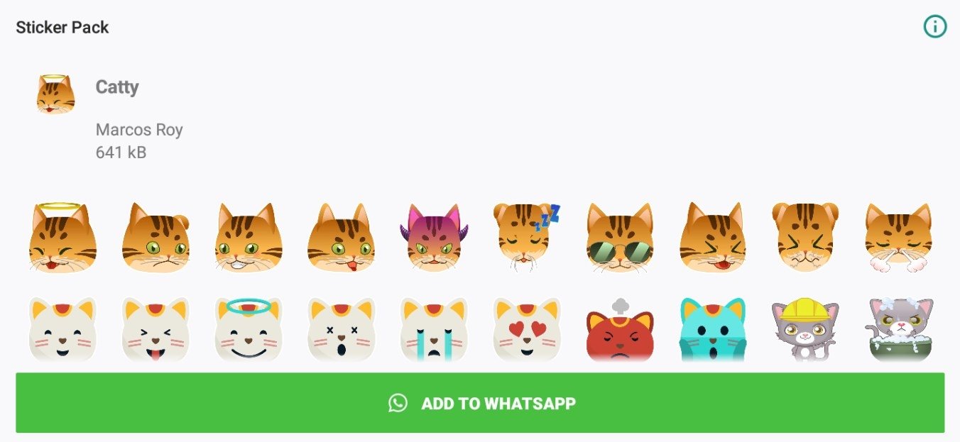 Download Cat Stickers for WhatsApp 1.1 Android - APK Free
