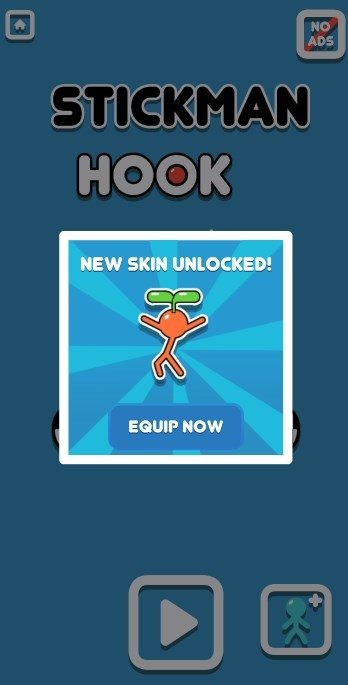 Stickman Hook, Level 1 - 50