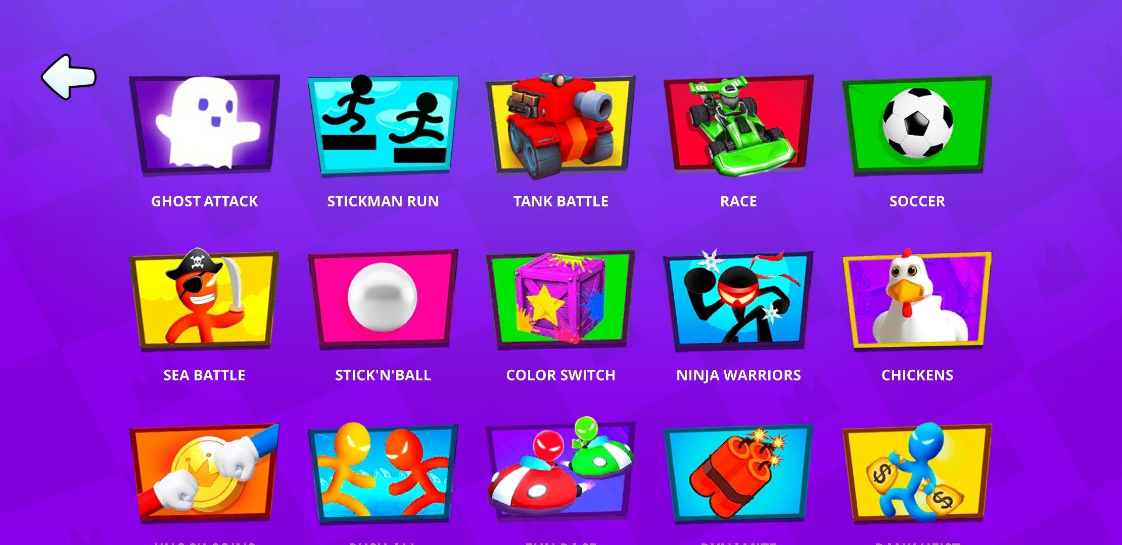 Stickman Party 2 3 4 MiniGames Mod apk [Unlimited money] download