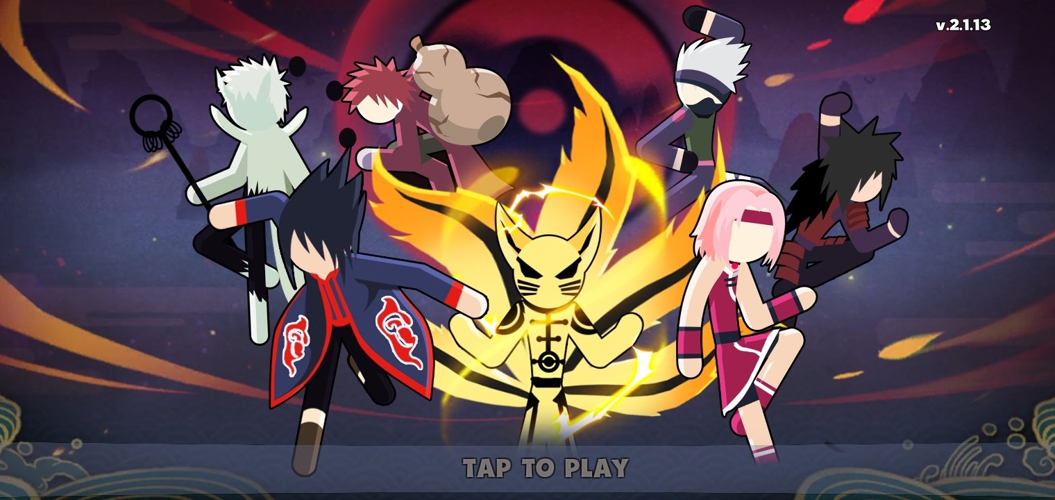 Hack Stickman Fight : Shinobi Fight - Unlock All Characters  Naruto,Pain,Madara,Sasuke,Kakashi,Minato 