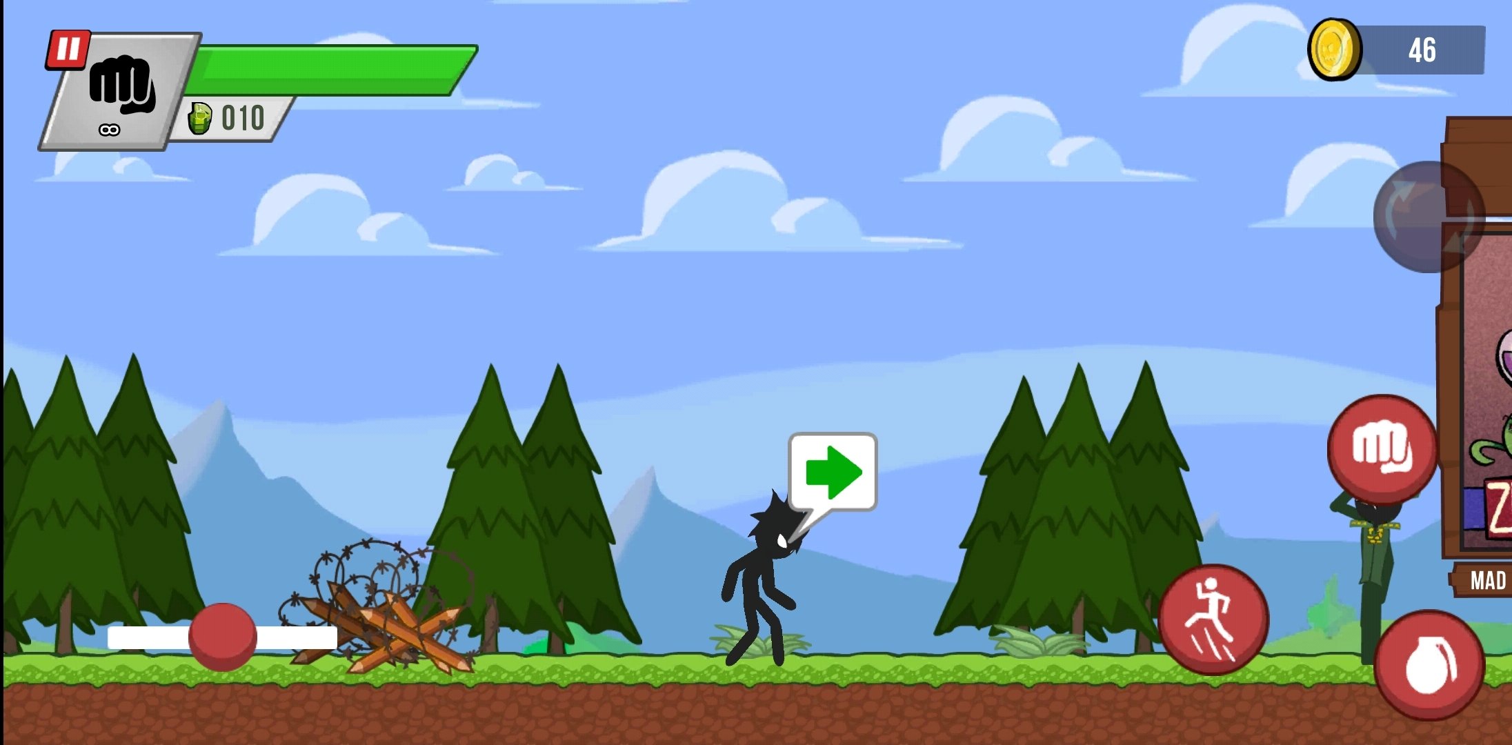 Stickmen vs Zombies - Free Play & No Download