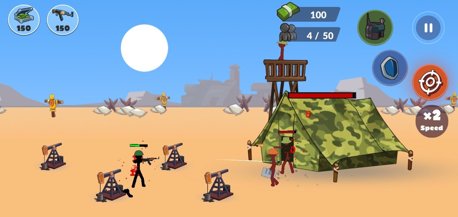 Stickman World War 1.24 - Скачать для Android APK бесплатно