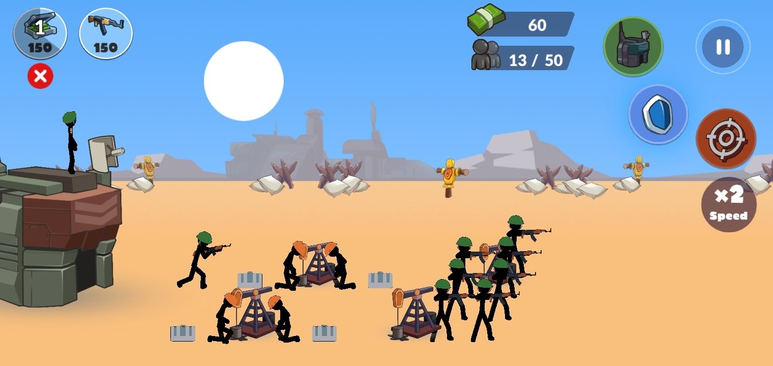 Stickman World War 🔥 Play online