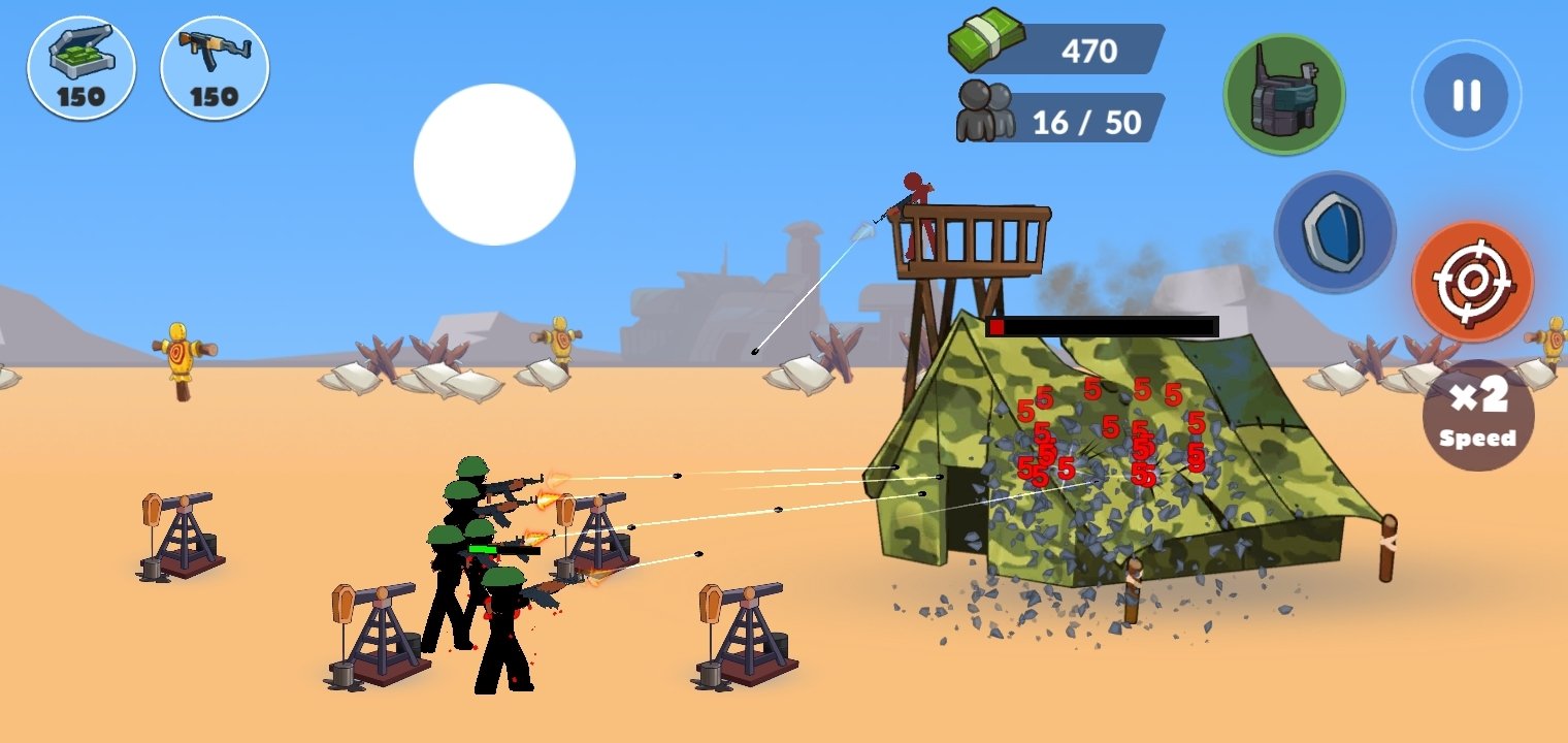 Stickman World War 1.24 - Скачать для Android APK бесплатно