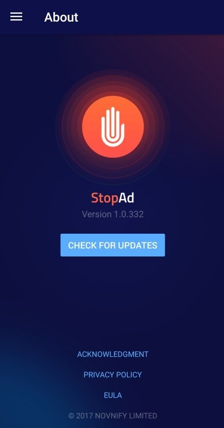 stopad app want to install a vpn