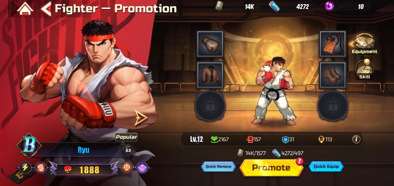 Street Fighter: Duel 1.1.2 - Скачать для Android APK бесплатно